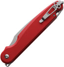 Daggerr Knives Parrot Button Lock Red