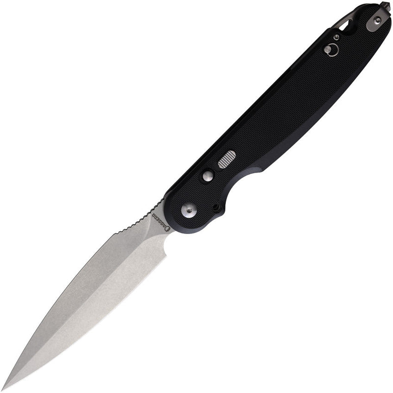 Daggerr Knives Nestor Button Lock Black