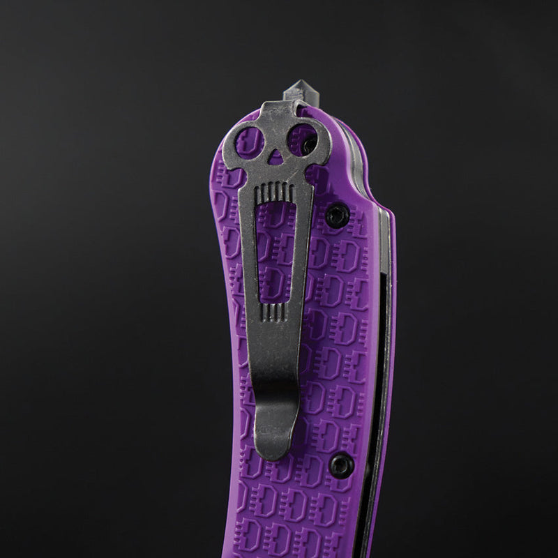 Daggerr Knives Powie Linerlock Purple BSW
