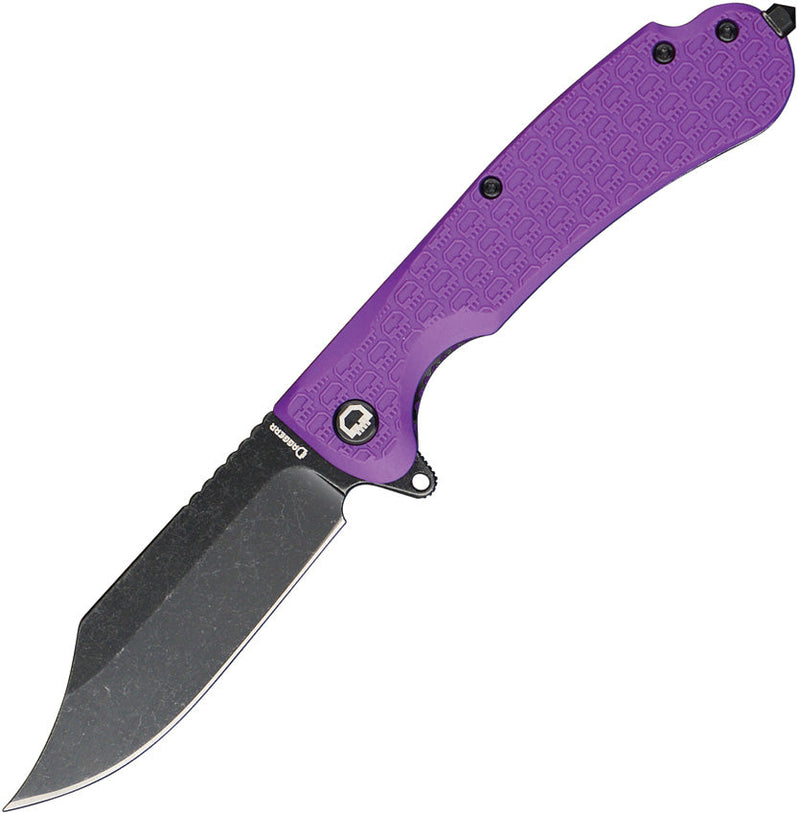 Daggerr Knives Powie Linerlock Purple BSW
