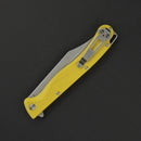 Daggerr Knives Toothpick Linerlock Yellow
