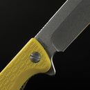 Daggerr Knives Toothpick Linerlock Yellow