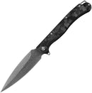 Daggerr Knives Vendetta Framelock Damascus