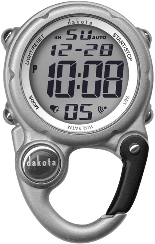 Dakota Digi Cute Clip Watch Silver
