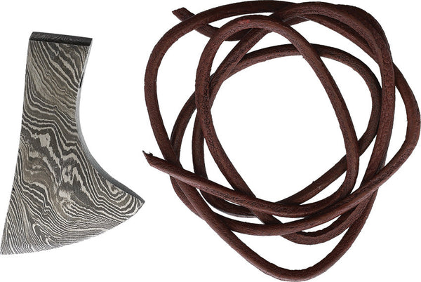 Damascus Damacus Axe Head Pendant