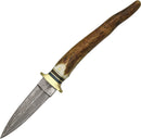 Damascus Boot Knife