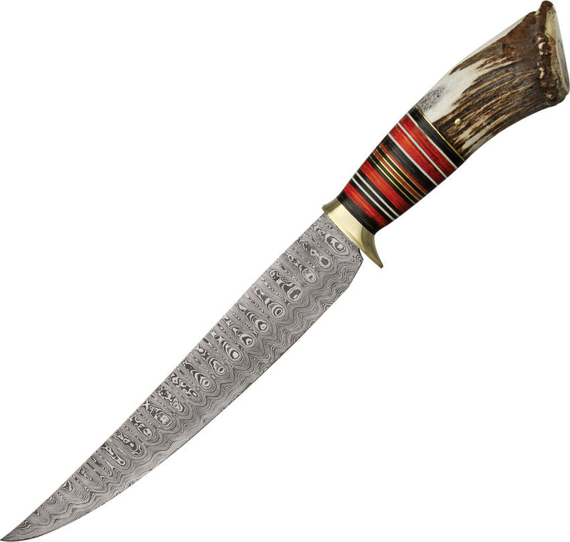 Damascus Crown Bowie