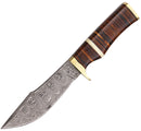 Damascus Fixed Blade Hunter