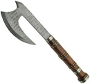 Damascus Hatchet Rosewood