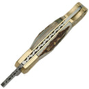 Damascus Stag Engraved Bolster