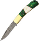 Damascus Lockback Green