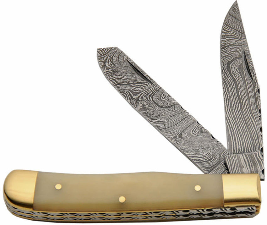 Damascus Trapper Natural Bone