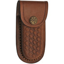 Damascus Lockback Wood and Horn