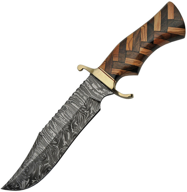 Damascus Bowie Wood