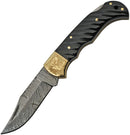 Damascus Lockback Buffalo