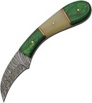 Damascus Hook Hunter Green