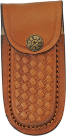 Damascus Twisted Wood Lockback