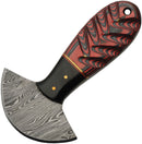 Damascus Cutter Red Colorwood