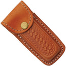 Damascus Opal Blue Lockback