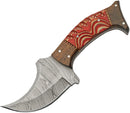 Damascus Small Hunter Red