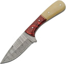 Damascus Skinner Camel Bone Red