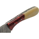 Damascus Skinner Camel Bone Red