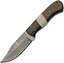 Damascus Hunter White Turquoise