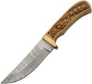 Damascus Celtic Braid Fixed Blade