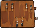 Damascus Saddlewood Kitchen Set w roll