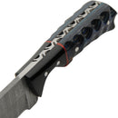 Damascus Skinner Blue and Black