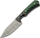 Damascus Skinner Green and Black