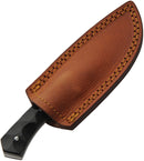 Damascus Skinner Turq and Micarta