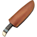 Damascus Fixed Blade Turquiose