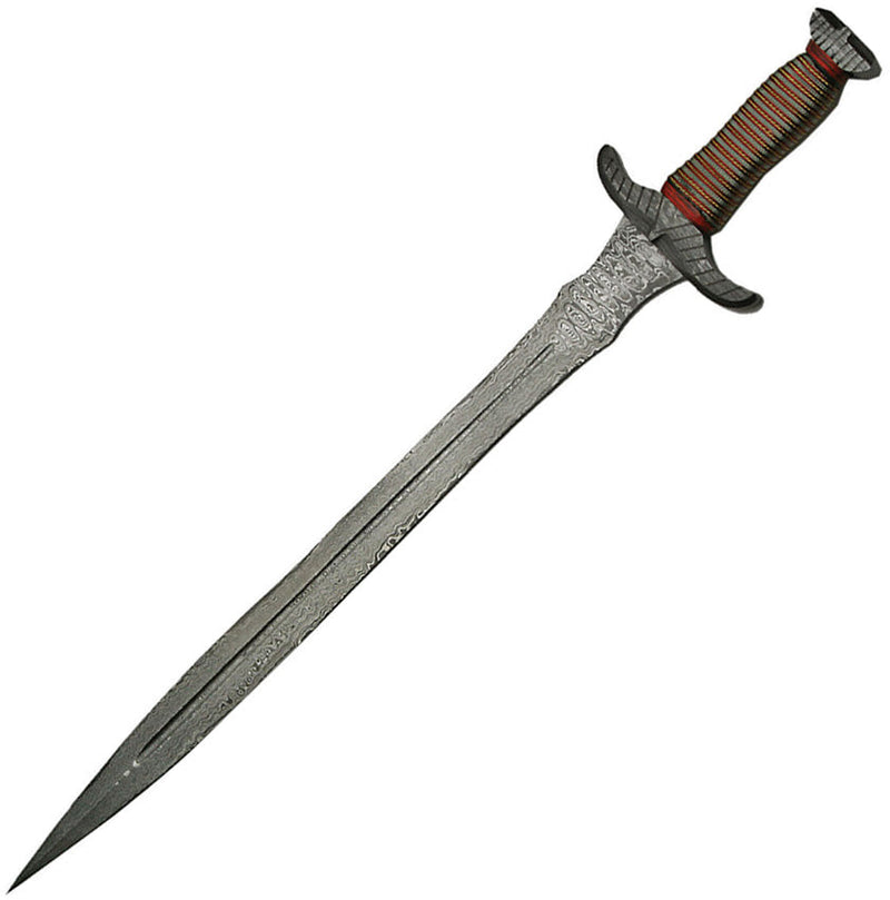 Damascus Needle Tooth Wired Sword