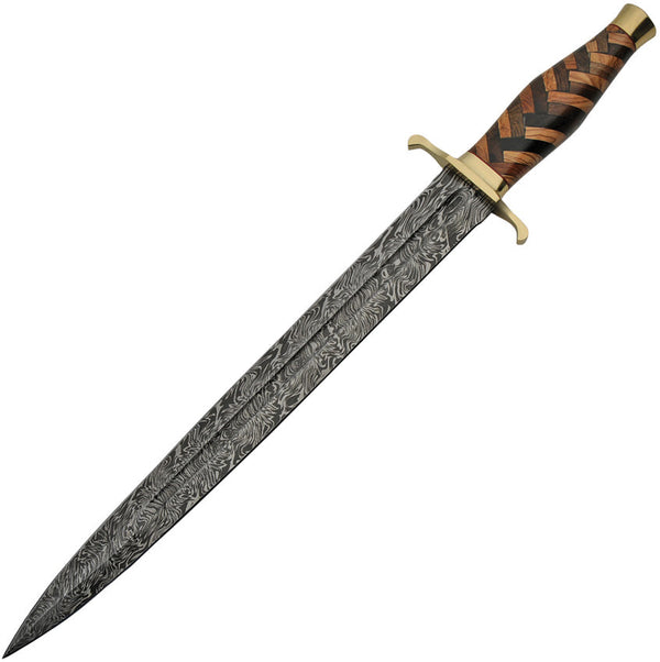Damascus Braided Damascus Sword