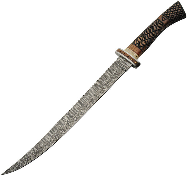 Damascus Saber Style Sword