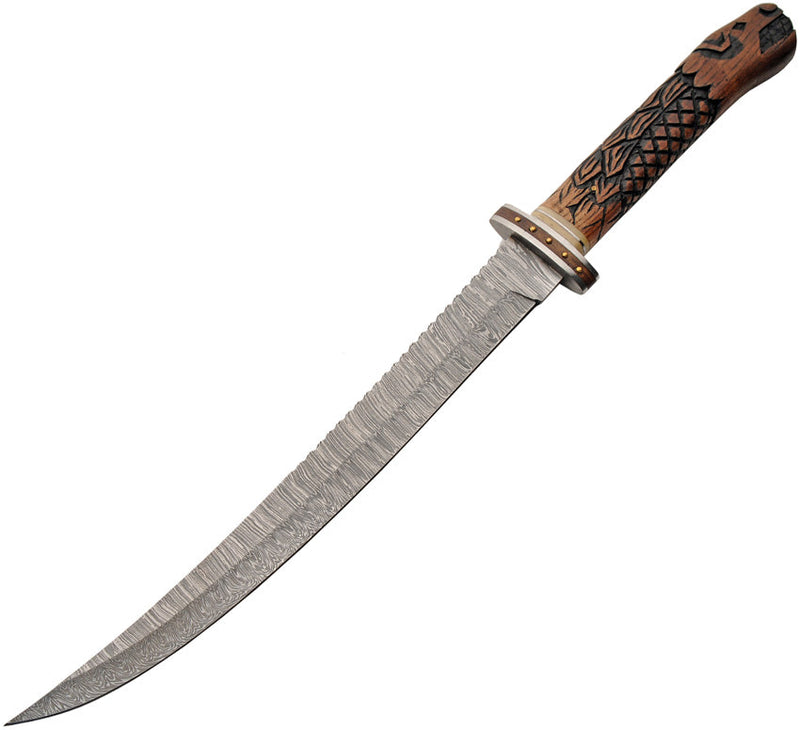 Damascus Fafnir Short Sword