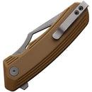 Damned Designs Banshee Linerlock Tan G10