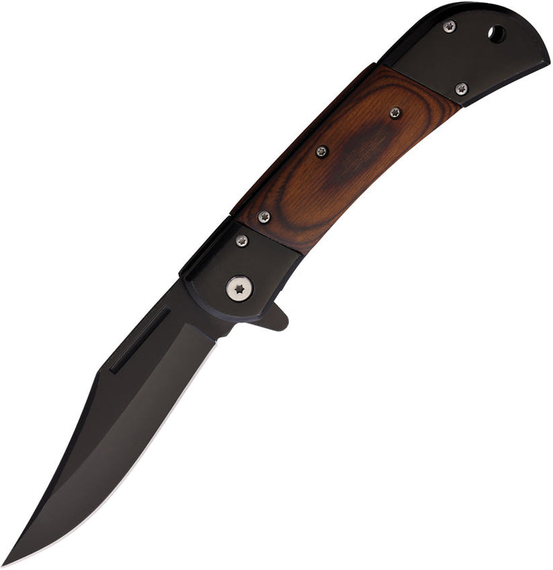 ElitEdge A/O Linerlock Black/Wood