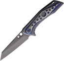 ElitEdge Linerlock A/O Black/Blue Alumi