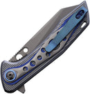ElitEdge Linerlock A/O Black/Blue Alumi