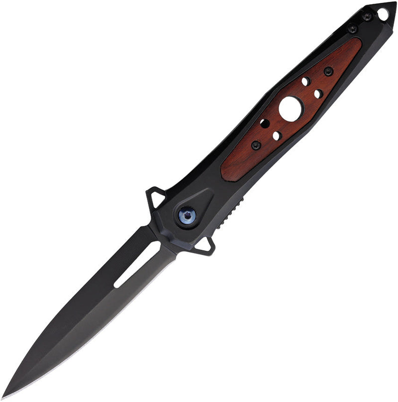 ElitEdge Linerlock A/O Black/Wood