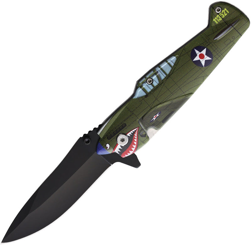 ElitEdge Fighter Plane Linerlock A/O