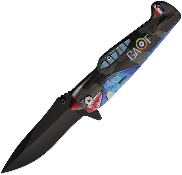 ElitEdge Fighter Plane Linerlock A/O