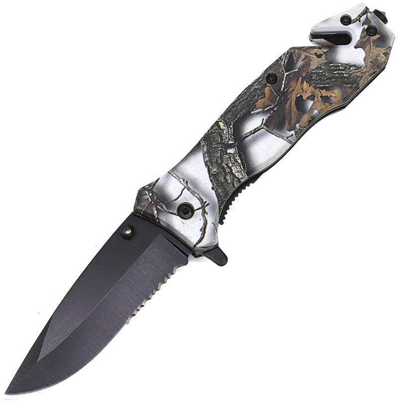 ElitEdge Linerlock A/O Black Camo