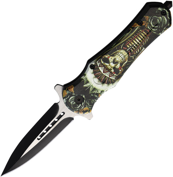 ElitEdge Linerlock A/O West Skull