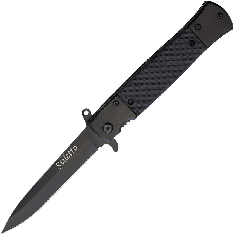 ElitEdge Stiletto Linerlock A/O Black