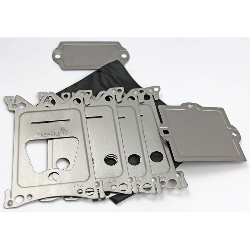 EmberLit FireAnt Camping Stove Titanium