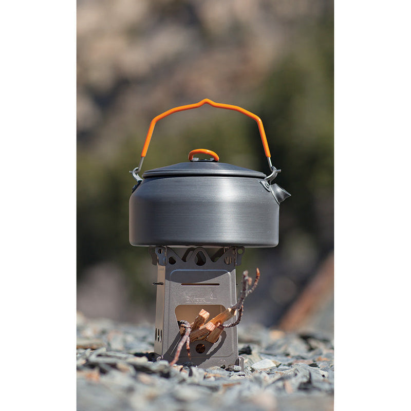 EmberLit FireAnt Camping Stove Titanium