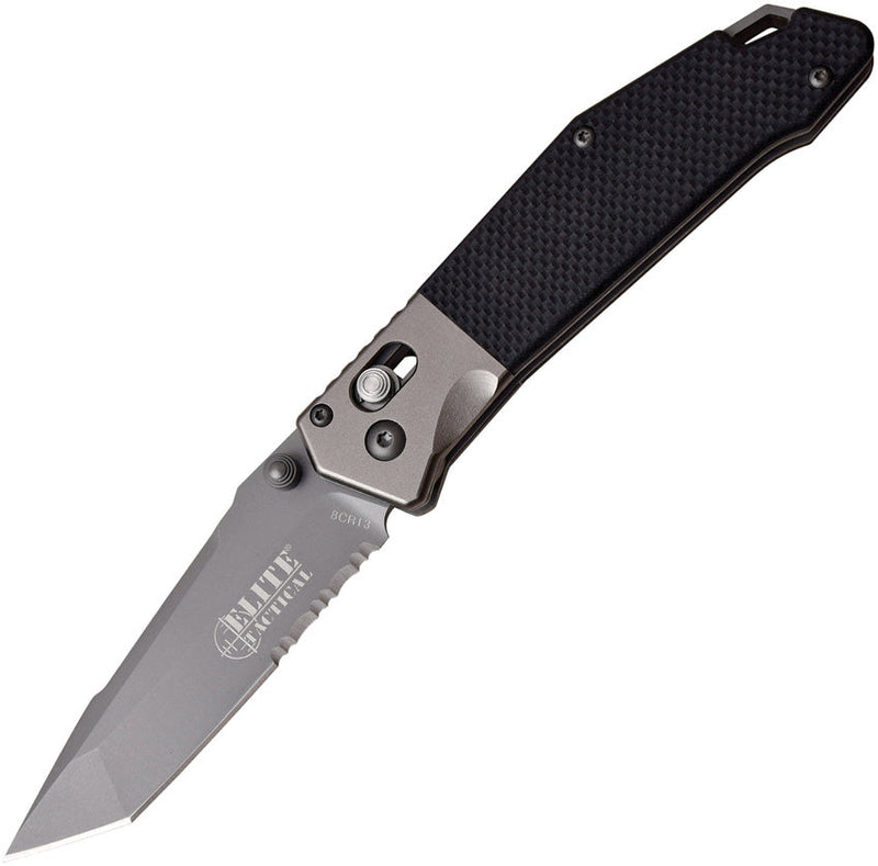 Elite Tactical Rapid Lock Folder Black